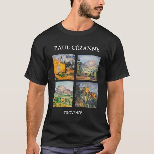 Paul Cezanne - Landschap Masterstuks Selection T-shirt (Voorkant)