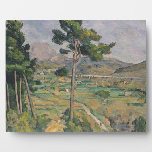 Paul Cezanne | Landschap met viaduct Fotoplaat (Voorkant)