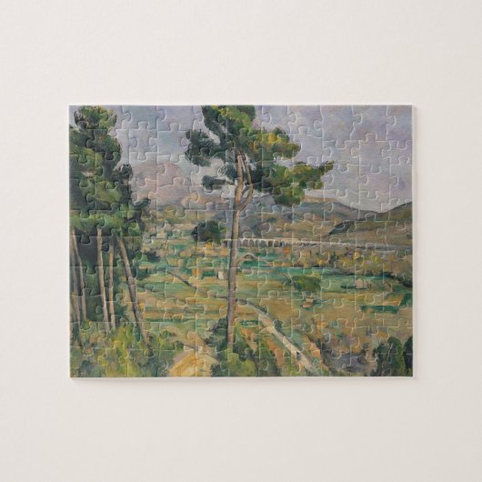 Paul Cezanne | Landschap met viaduct Legpuzzel (Horizontaal)