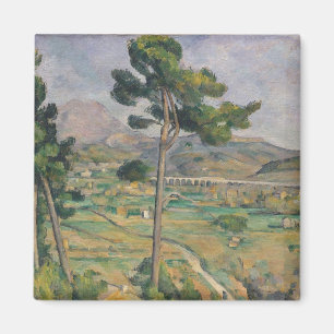 Paul Cezanne   Landschap met viaduct Magneet