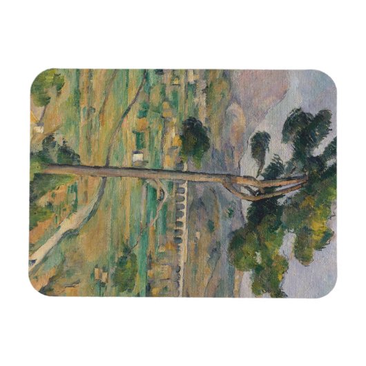 Paul Cezanne | Landschap met viaduct Magneet (Horizontaal)