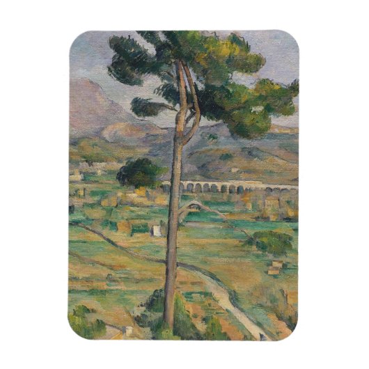 Paul Cezanne | Landschap met viaduct Magneet (Verticaal)