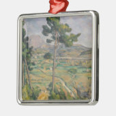 Paul Cezanne | Landschap met viaduct Metalen Ornament (Links)