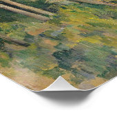 Paul Cezanne | Landschap met viaduct Perfect Poster (Hoek)