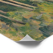 Paul Cezanne | Landschap met viaduct Poster (Hoek)