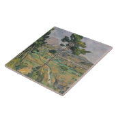 Paul Cezanne | Landschap met viaduct Tegeltje (Zijkant)