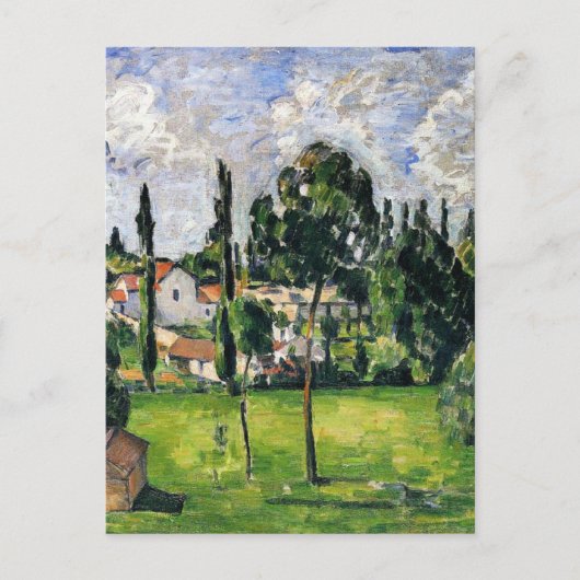 Paul Cezanne - Landschap met waterlijn, Briefkaart (Voorkant)
