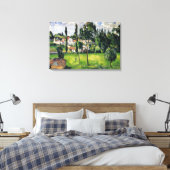 Paul Cezanne - Landschap met waterlijn, Canvas Afdruk (Insitu (Slaapkamer))