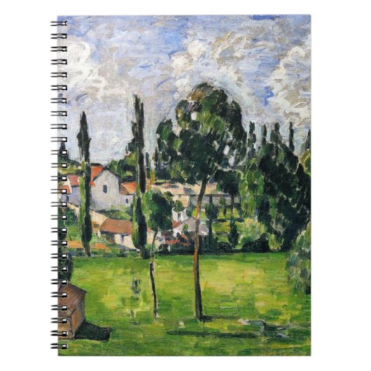 Paul Cezanne - Landschap met waterlijn, Notitieboek (Voorkant)