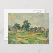Paul Cezanne | Landschap nabij Parijs, c. 1876 (ol Briefkaart (Voorkant / Achterkant)
