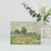 Paul Cezanne | Landschap nabij Parijs, c. 1876 (ol Briefkaart (Staand voorkant)