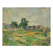 Paul Cezanne | Landschap nabij Parijs, c. 1876 (ol Poster (Voorkant)