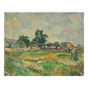 Paul Cezanne   Landschap nabij Parijs, c. 1876 (ol Poster
