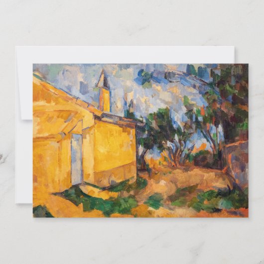 Paul Cezanne - Le Cabanon de Jourdan Bedankkaart (Voorkant)
