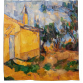 Paul Cezanne - Le Cabanon de Jourdan Douchegordijn (Voorkant)