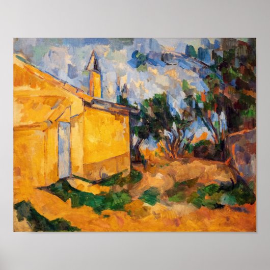 Paul Cezanne - Le Cabanon de Jourdan Poster (Voorkant)