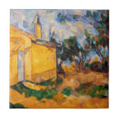 Paul Cezanne - Le Cabanon de Jourdan Tegeltje (Voorkant)