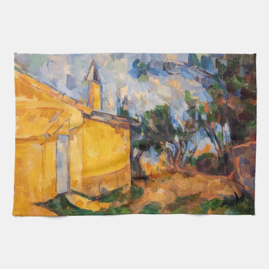 Paul Cezanne - Le Cabanon de Jourdan Theedoek (Horizontaal)