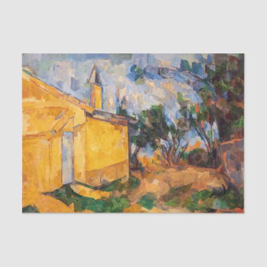 Paul Cezanne - Le Cabanon de Jourdan Tissuepapier (Voorkant)