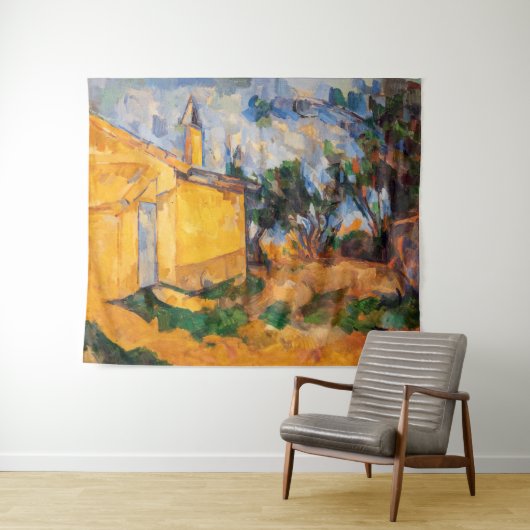 Paul Cezanne - Le Cabanon de Jourdan Wandkleed (In Situ (horizontaal))