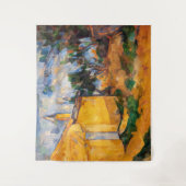 Paul Cezanne - Le Cabanon de Jourdan Wandkleed (Voorkant)