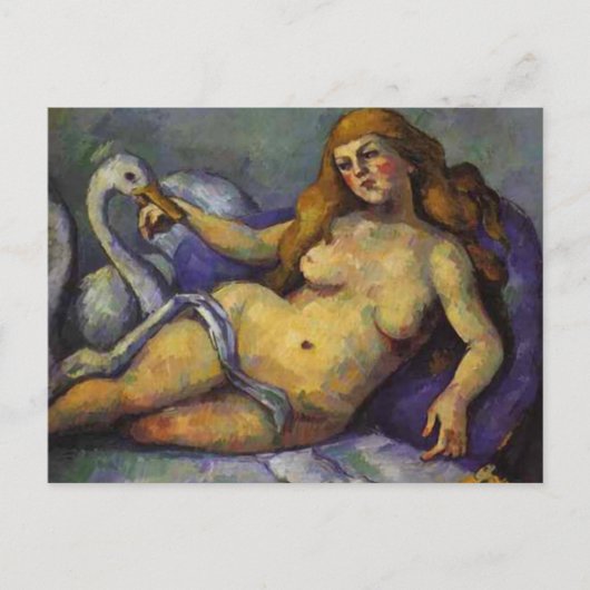 Paul Cezanne - Leda met Swan Briefkaart (Voorkant)
