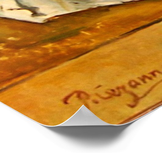 paul cezanne leeft nog steeds met een mand appels poster (Hoek)