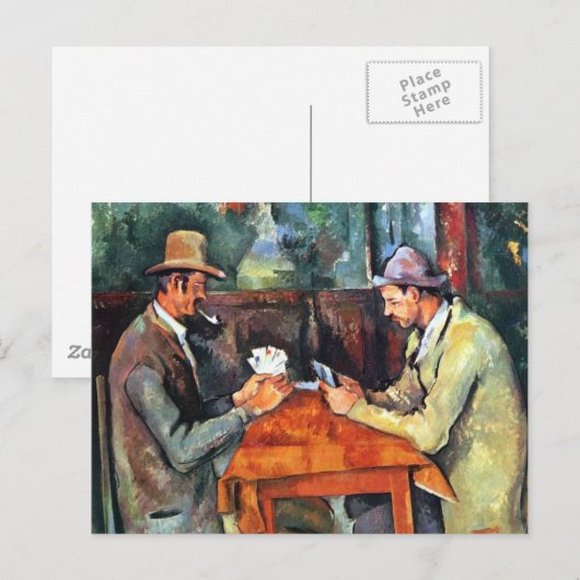 Paul Cézanne, Les joueurs de carte (Briefkaart) Briefkaart (Voorkant / Achterkant)