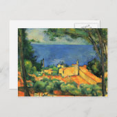Paul Cezanne-L'Estaque met Red Roofs Briefkaart (Voorkant / Achterkant)