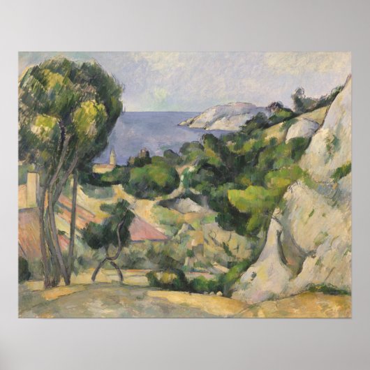 Paul Cezanne | L'Estaque Poster (Voorkant)
