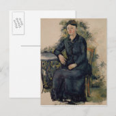 Paul Cezanne | Madame Cezanne in de tuin, 1880- Briefkaart (Voorkant / Achterkant)