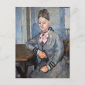 Paul Cezanne - Madame Cezanne Leaning op tafel Briefkaart (Voorkant)