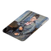 Paul Cezanne - Madame Cezanne Leaning op tafel Magneet (Linkerzijde)