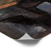 Paul Cezanne - Madame Cezanne Leaning op tafel Poster (Hoek)