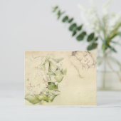 Paul Cezanne-Madame Cezanne met Hortenas Briefkaart (Staand voorkant)