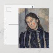 Paul Cezanne - Madame Cezanne met Loosened Hair Briefkaart (Voorkant / Achterkant)