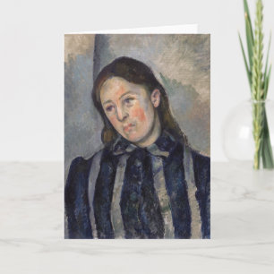 Paul Cezanne - Madame Cezanne met Loosened Hair Kaart