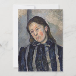 Paul Cezanne - Madame Cezanne met Loosened Hair Kaart