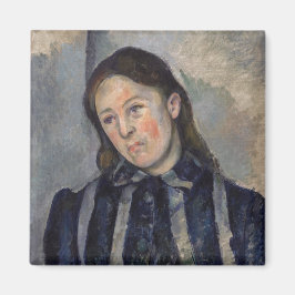 Paul Cezanne - Madame Cezanne met Loosened Hair Magneet