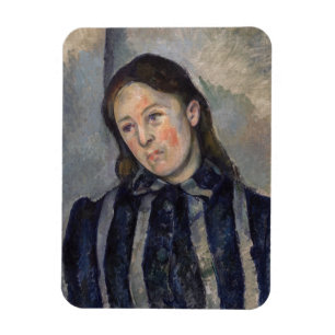Paul Cezanne - Madame Cezanne met Loosened Hair Magneet