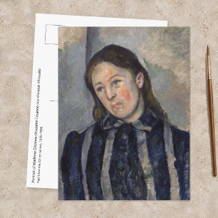 Paul Cezanne - Madame Cezanne met los haar Briefkaart