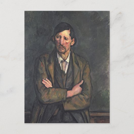 Paul Cezanne | Man met getransformeerde wapens, c. Briefkaart (Voorkant)