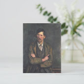 Paul Cezanne | Man met getransformeerde wapens, c. Briefkaart (Staand voorkant)
