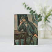Paul Cezanne | Man Roken pijp Briefkaart (Staand voorkant)