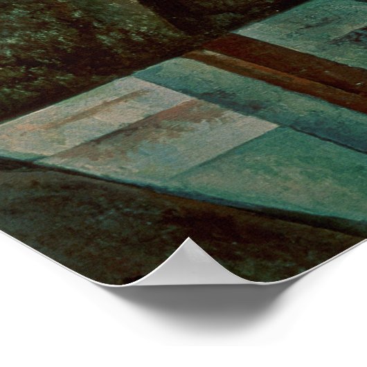 Paul Cezanne | Man Roken pijp Poster (Hoek)