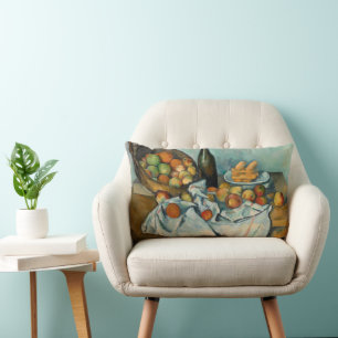 Paul Cezanne Mand met Appels Vintage Stilleven Kussen