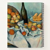 Paul Cezanne Mand met Appels Vintage Stilleven Notitieboek (Achterkant)