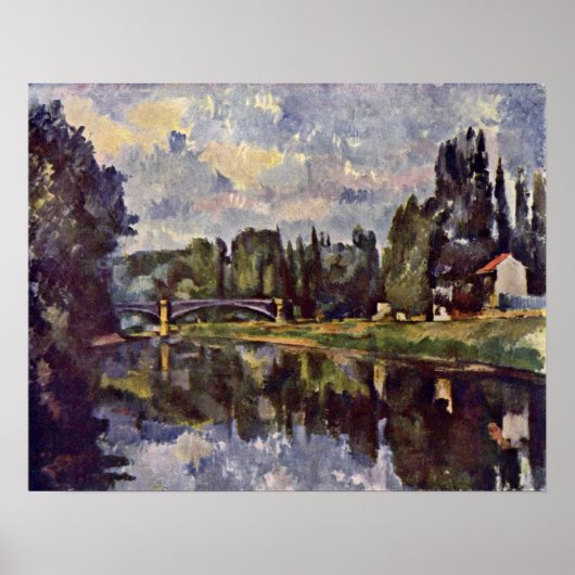 Paul Cezanne - Marne-shore Poster (Voorkant)