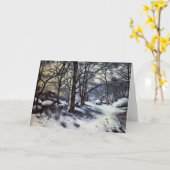 Paul Cezanne- Melting Snow. Fontainbleau Kaart (Gele Bloem)