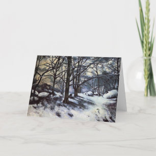 Paul Cezanne- Melting Snow. Fontainbleau Kaart